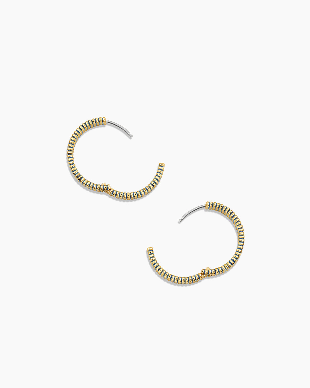 Gorjana Catalina Enamel Hoops-Navy