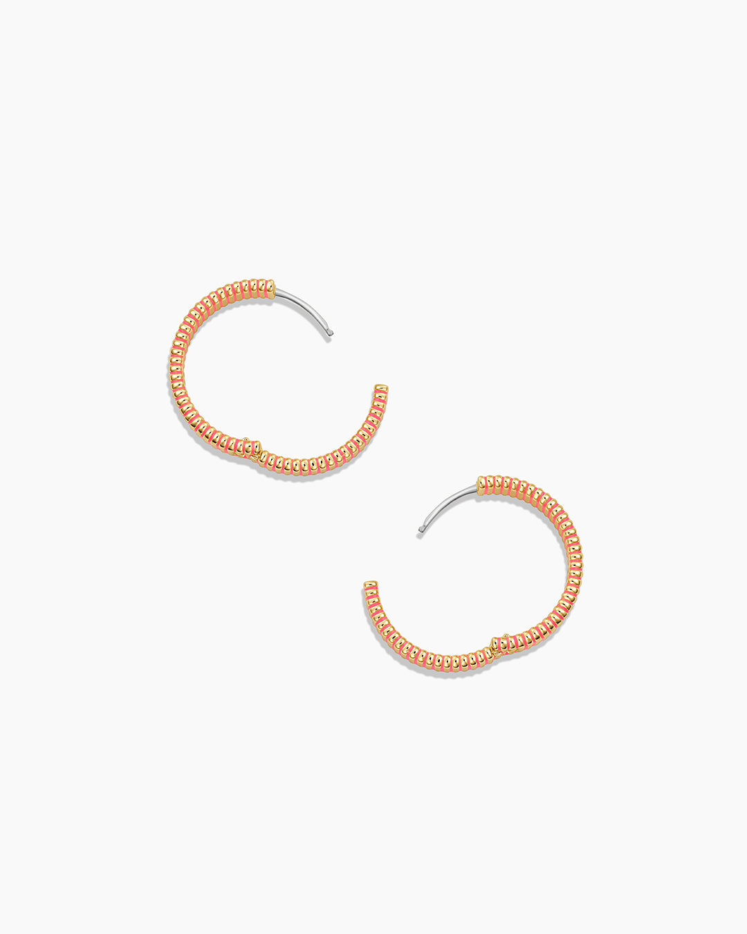 Gorjana Catalina Enamel Hoops-Pink