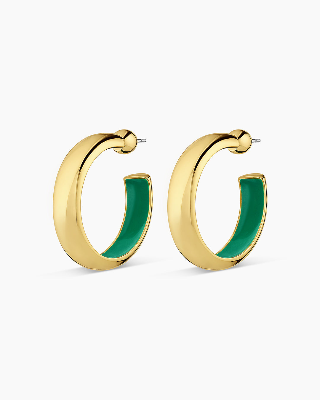 Gorjana Paseo Hoops-Kelly Green