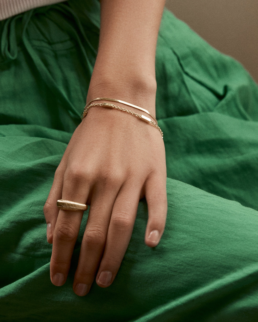 Gorjana XL Tatum Bracelet-Gold