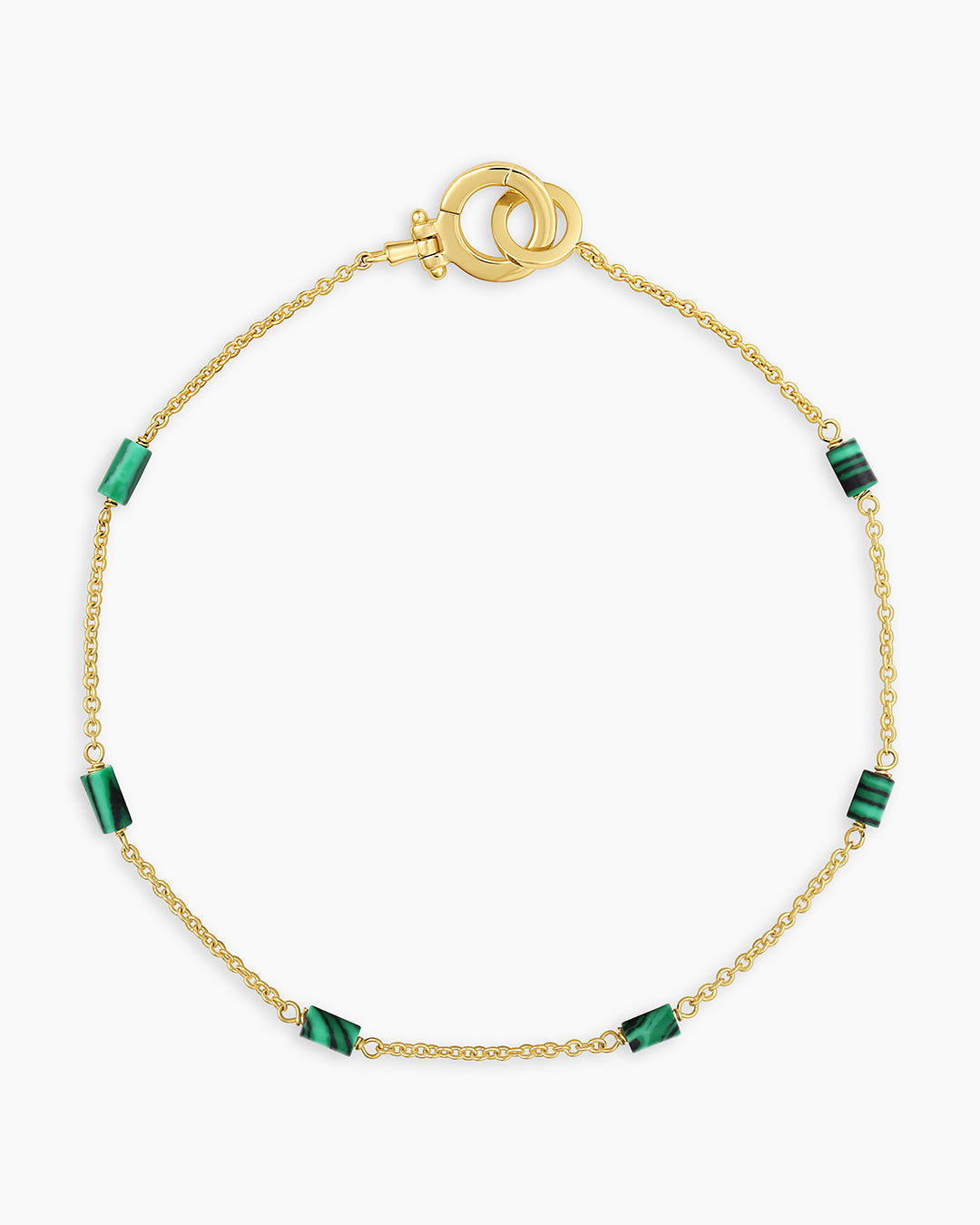 Gorjana Tatum Bracelet-Malachite Green
