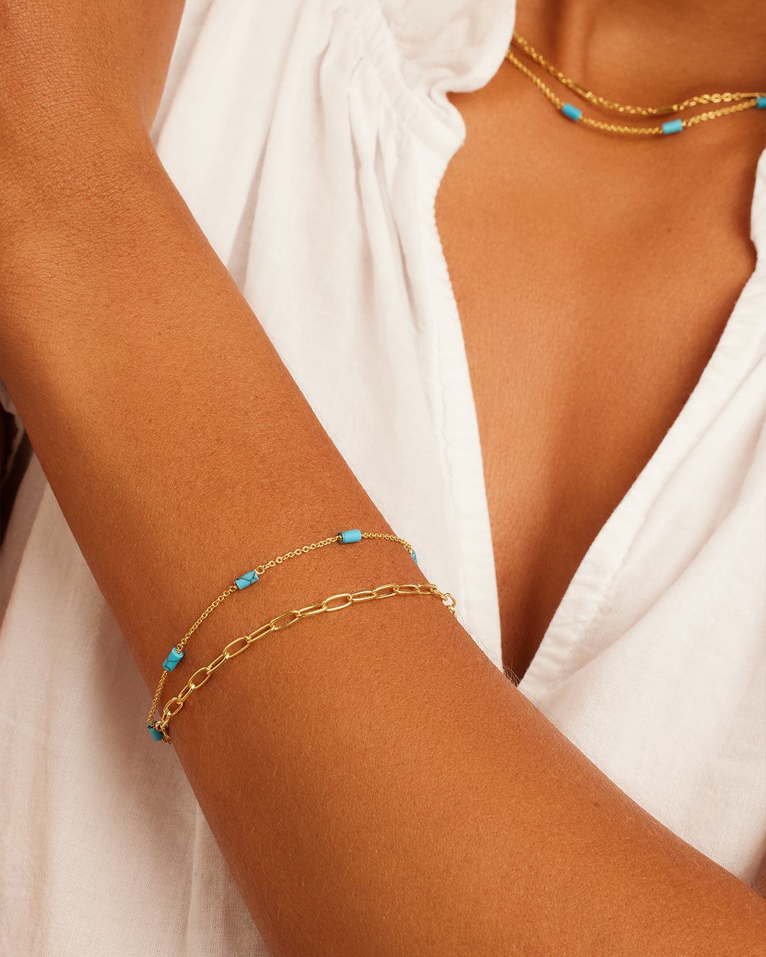 Gorjana Tatum Bracelet-Turquoise