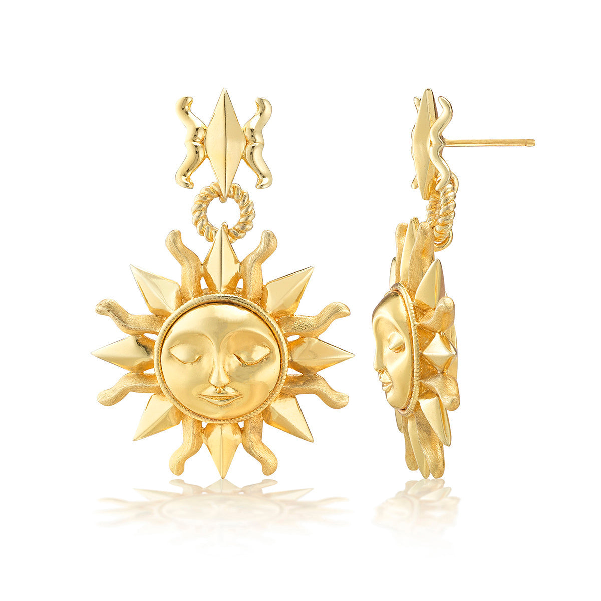 Capucine de Wulf “Soleil” Drop Earrings - Gold