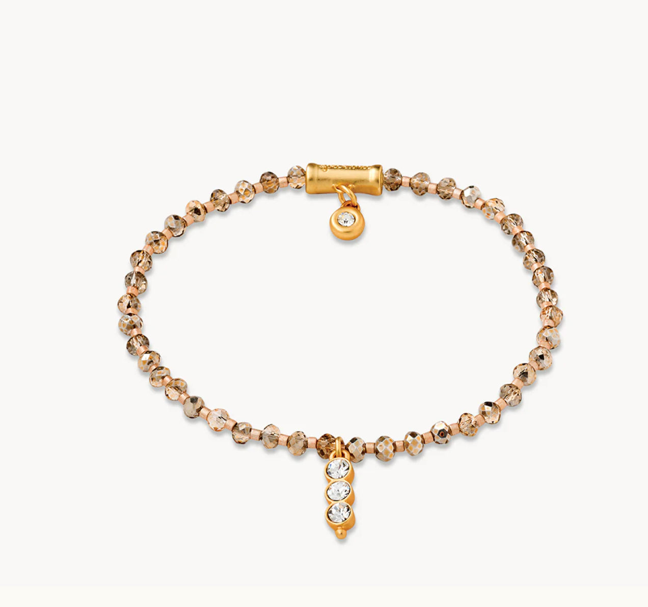 Spartina 449 Twinkle Stretch Bracelet-Rose Sparkle/Gem