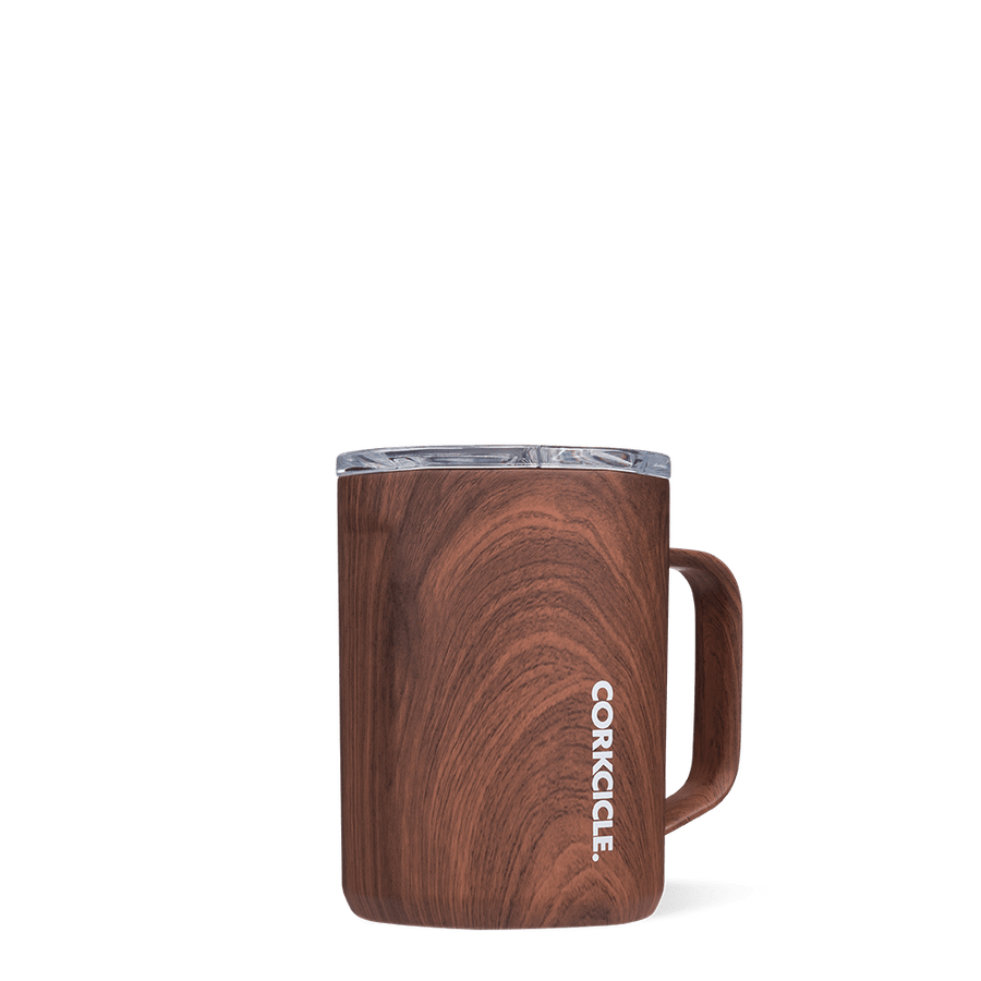 Corkcicle Classic Coffee Mug - Walnut Wood