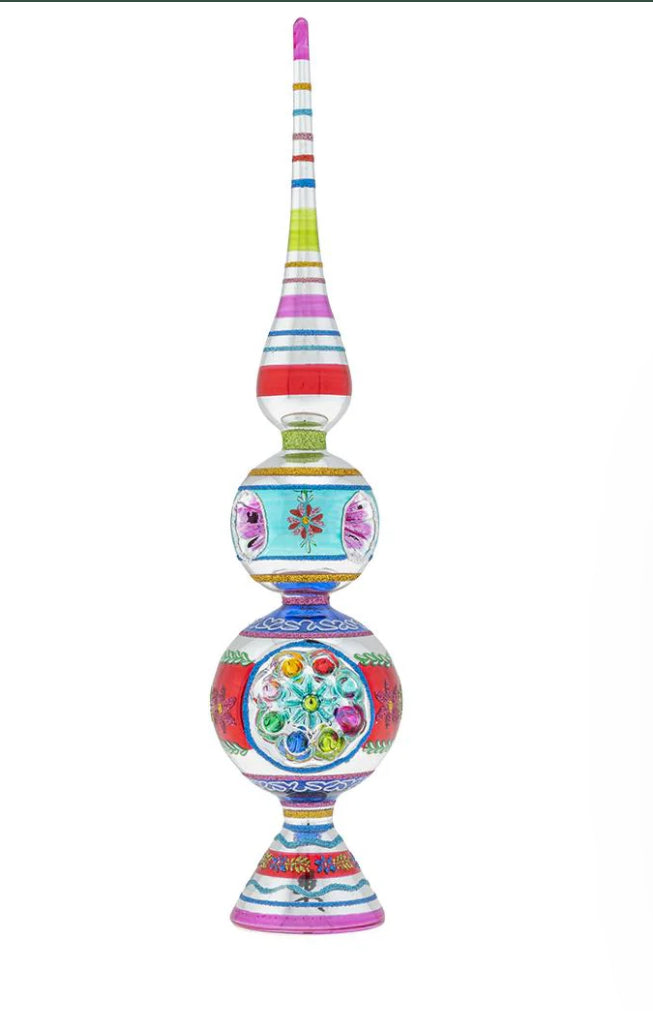 Shiny Bright "Christmas Confetti" 13" Finial