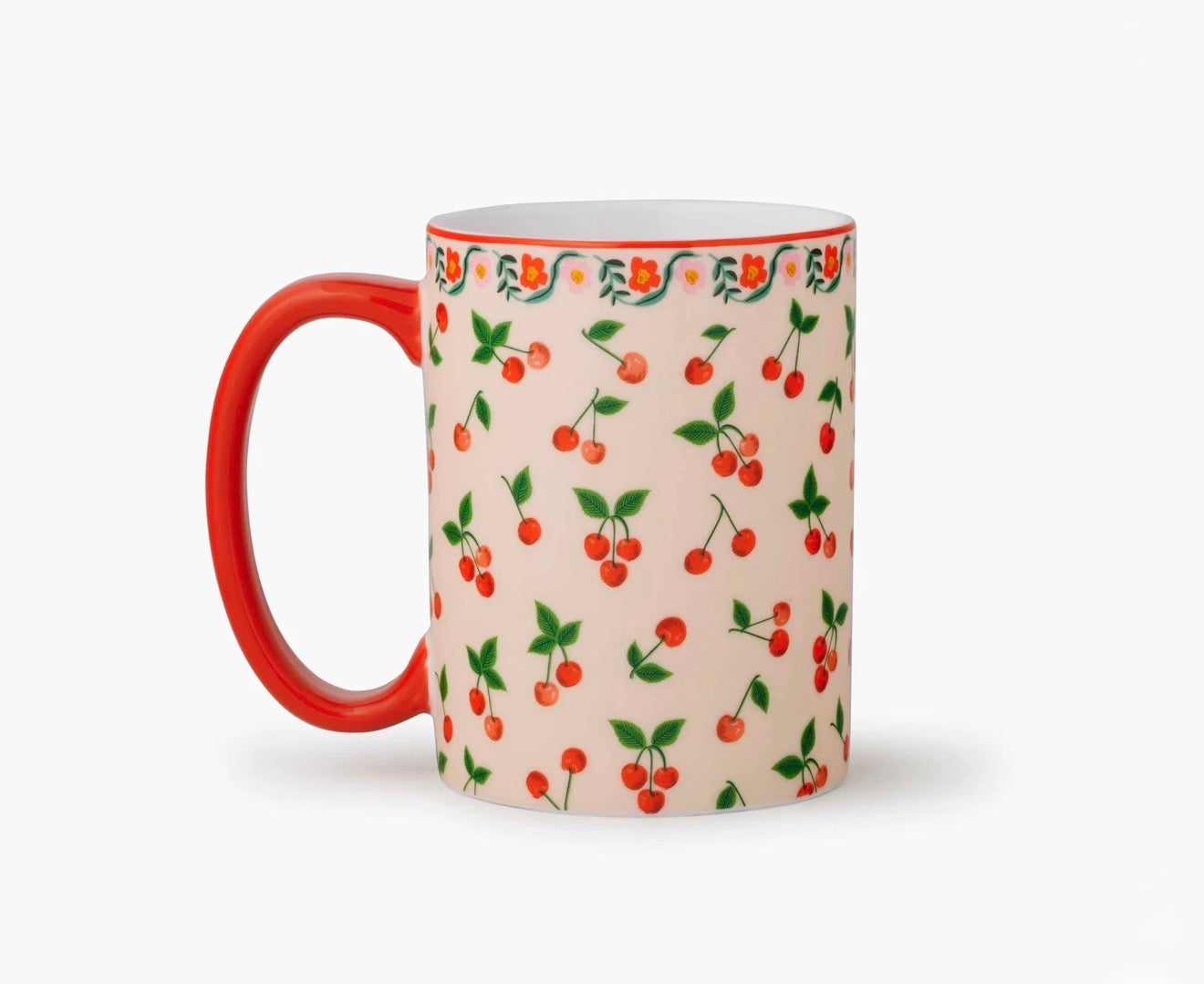 Rifle Paper Co. "Cherries" Porcelain Mug