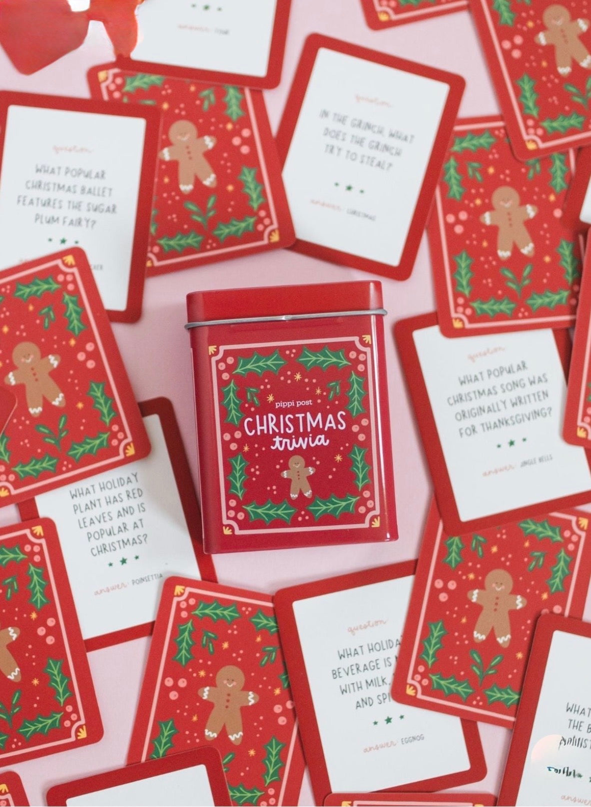 Pippi Post "Christmas" Trivia Cards