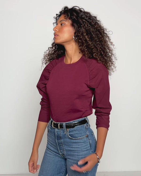 Nation LTD "Ruthie" Top-Bordeaux