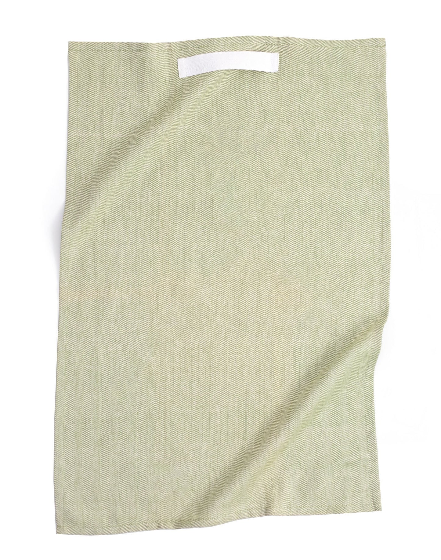 1 Canoe 2 Herringbone Kitchen Towel-Green