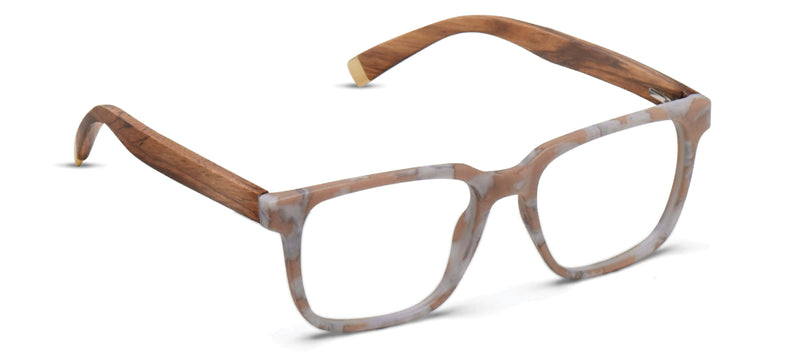 Peepers "Harvest Focus" - Tan Marble/Wood