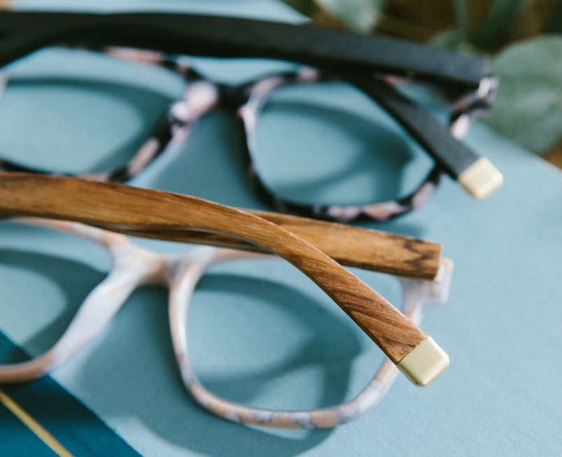 Peepers "Harvest Focus" - Tan Marble/Wood