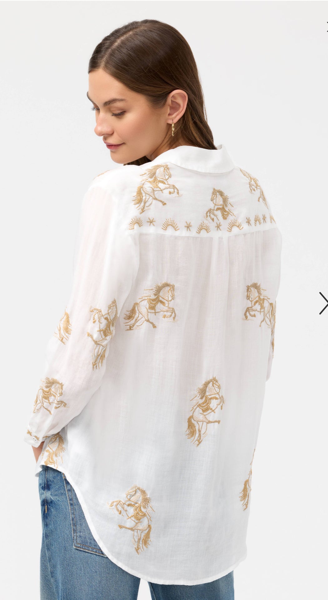 Johnny Was Oversized Shirt-Cheval