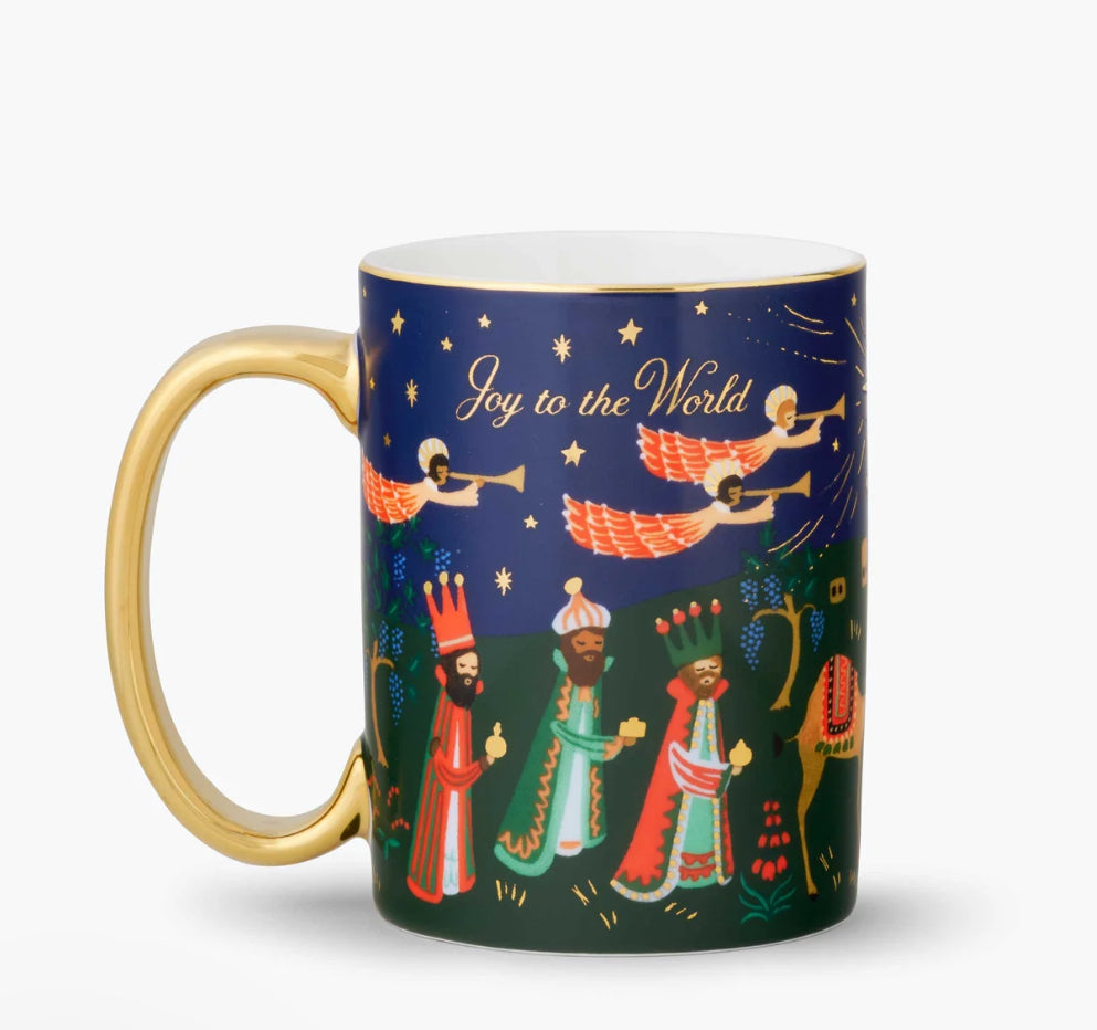 Rifle Paper Co. "Nativity Scene" Porcelain Mug