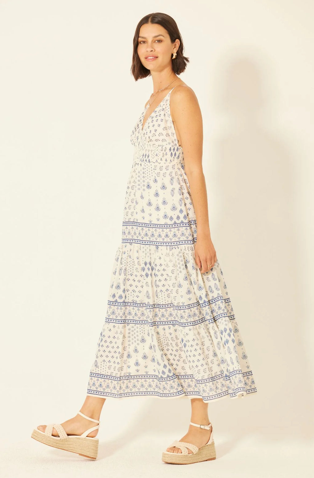 Bila 77 “Jordan” Dress- Pearl/Blue