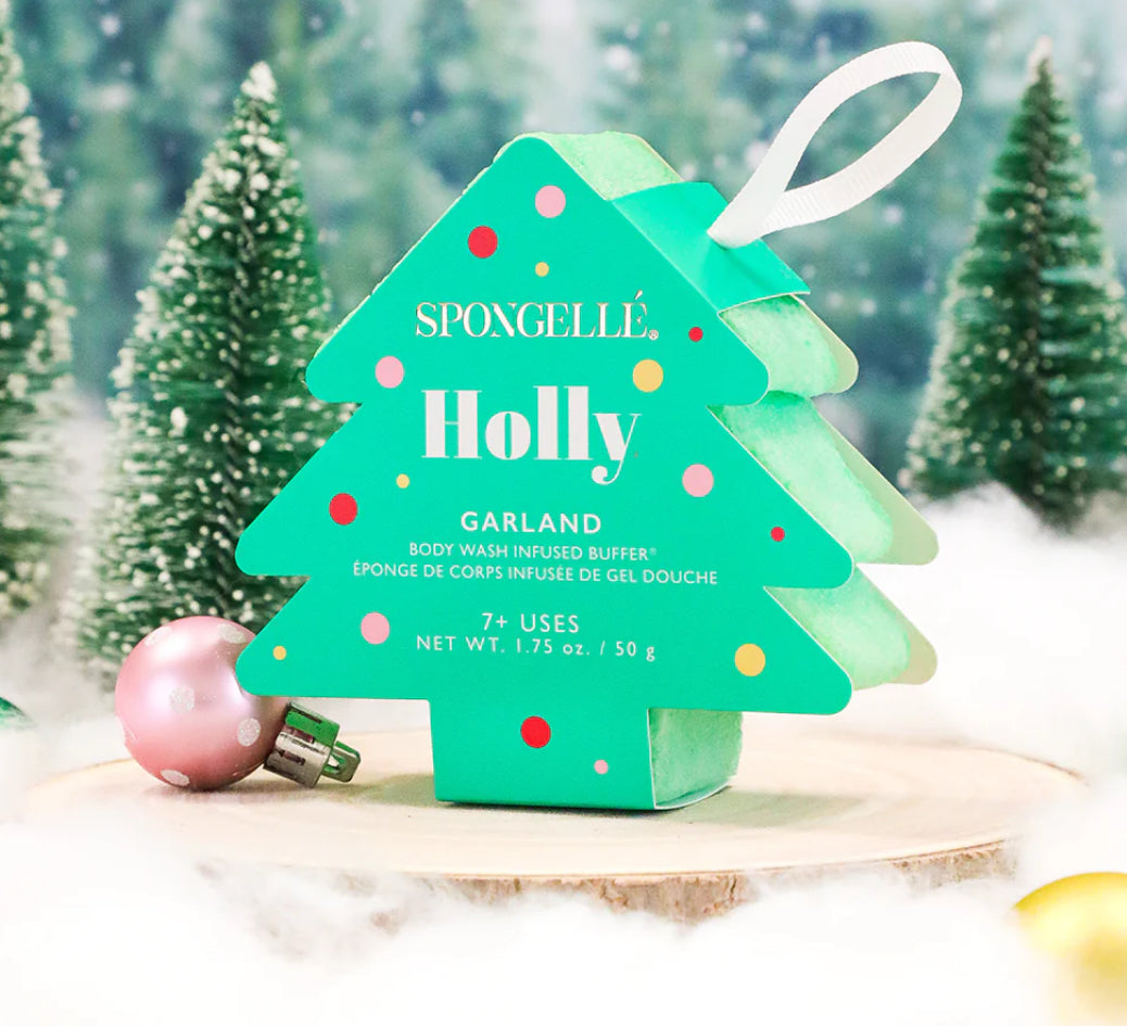 Spongelle "Holly" Tree Buffer