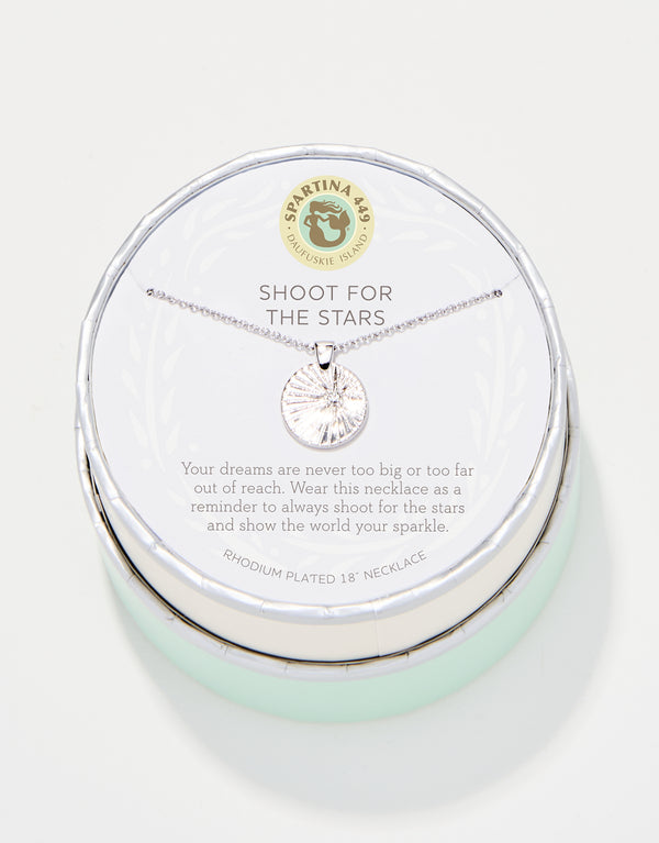Spartina 449 Sea La Vie Necklace-Shoot for the Stars-Silver