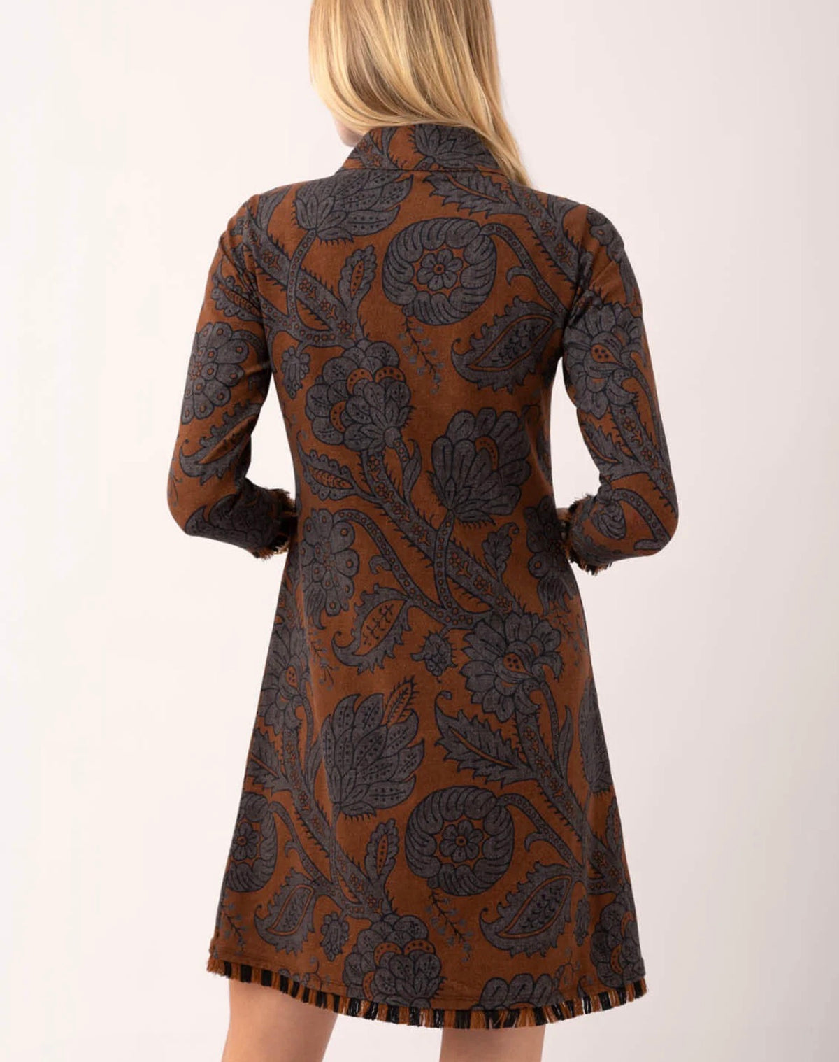 Spartina 449 "Nora" Fringe Dress - Tabby Vine