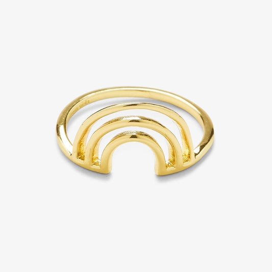 Puravida "Chasing Rainbows" Ring-Gold