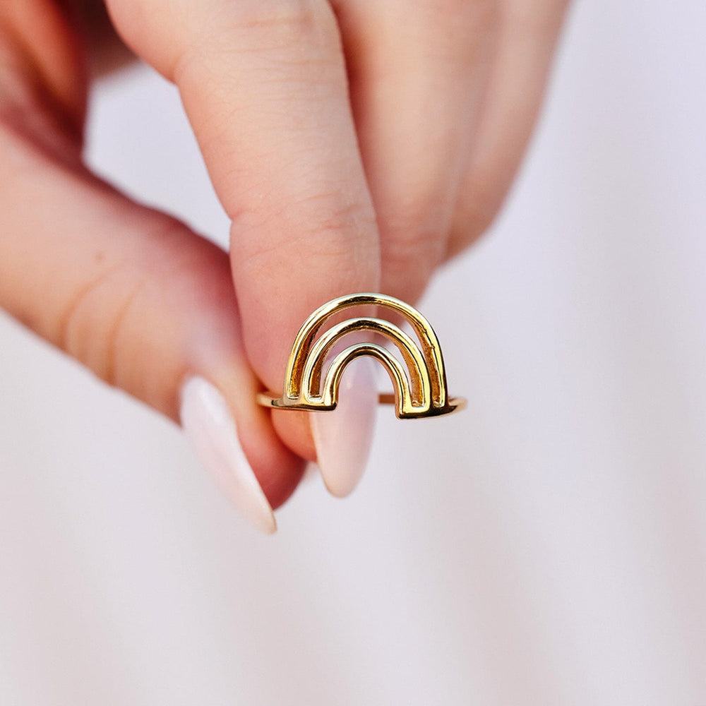 Puravida "Chasing Rainbows" Ring-Gold