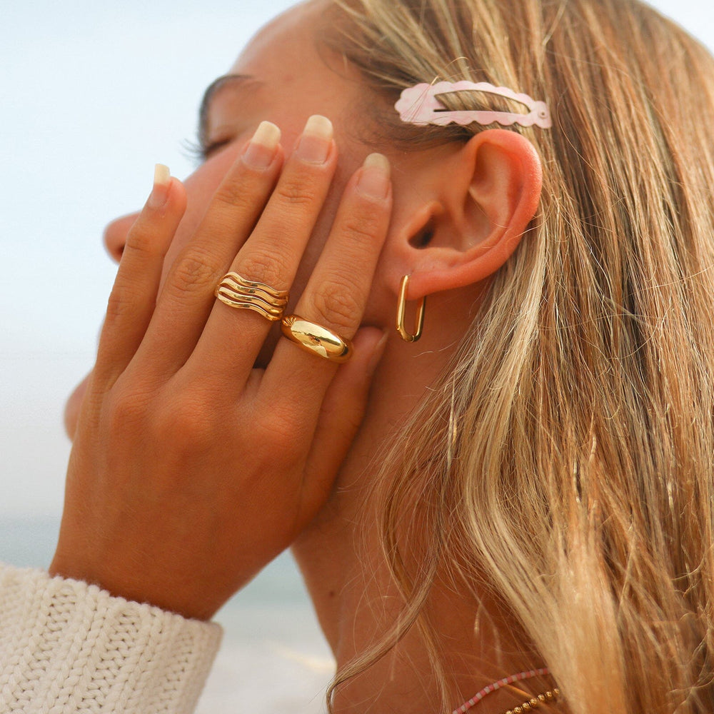Puravida "Wavy" Ring- Gold