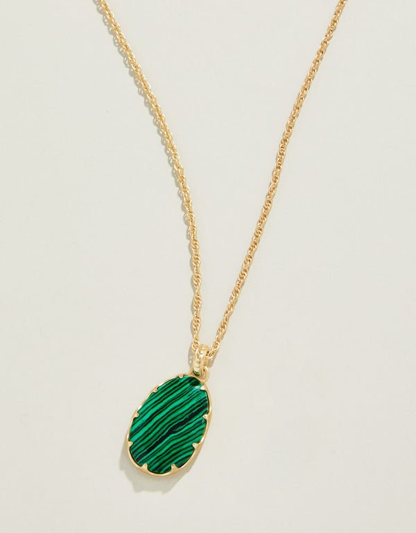 Spartina 449 Coralie Necklace 36"-Green Malachite