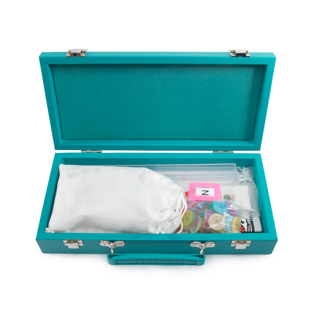 Brouk & Co. Mini Travel Mahjong Set-Teal