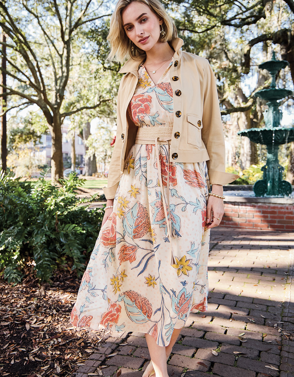 Spartina449 "Harlyn" Jacket-Khaki
