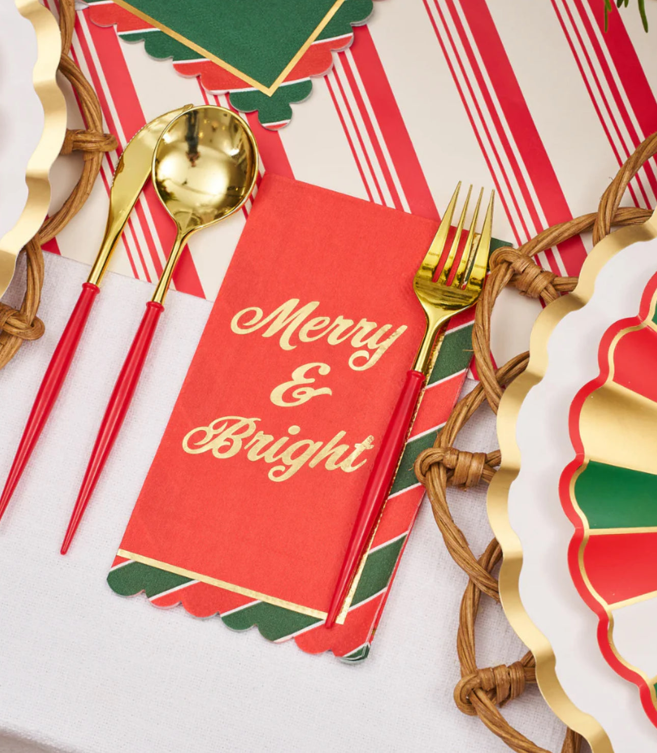 Sophistiplate “Joyful Christmas” Guest Towel