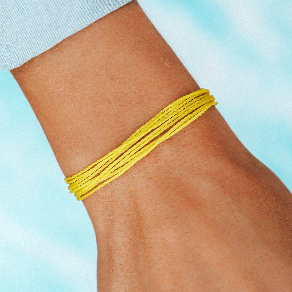 Puravida Original Solid Bracelet-Neon Yellow