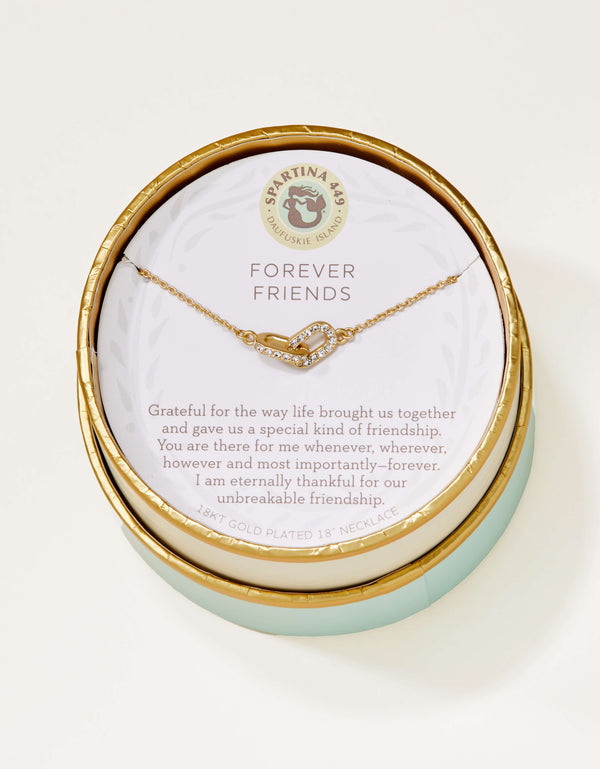Spartina 449 Sea La Vie 18" Necklace - Forever Friends/Links-Gold