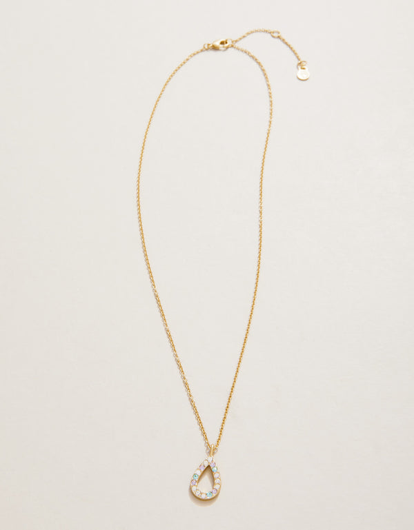 Spartina 449 Sea La Vie 18” Necklace -Make a Wish/Flame - Gold