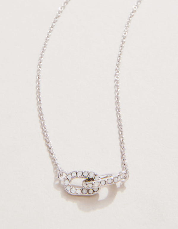 Spartina 449 Sea La Vie 18" Necklace - Forever Friends/Links-Silver