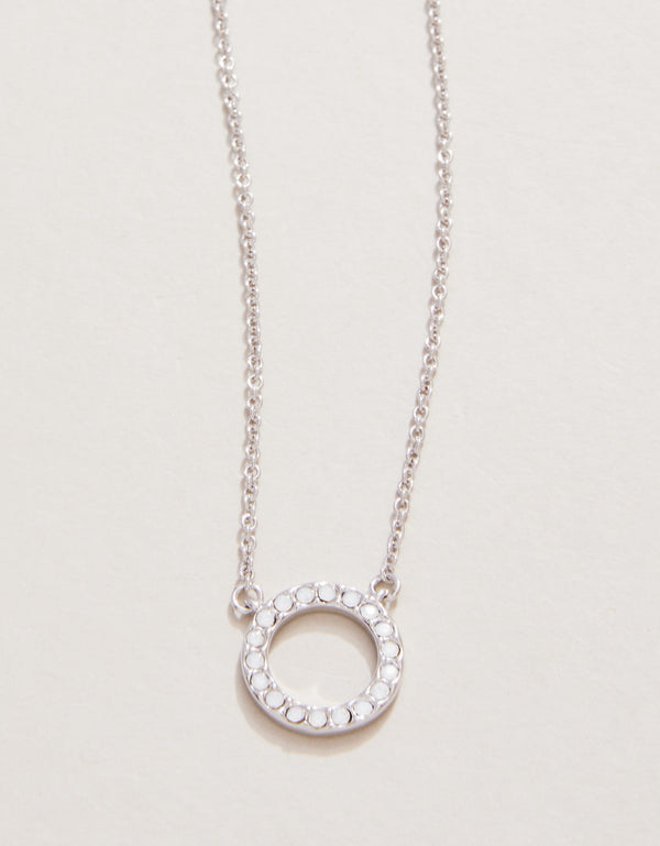 Spartina 449 Sea La Vie 18” Necklace -Thankful/Ring-Silver