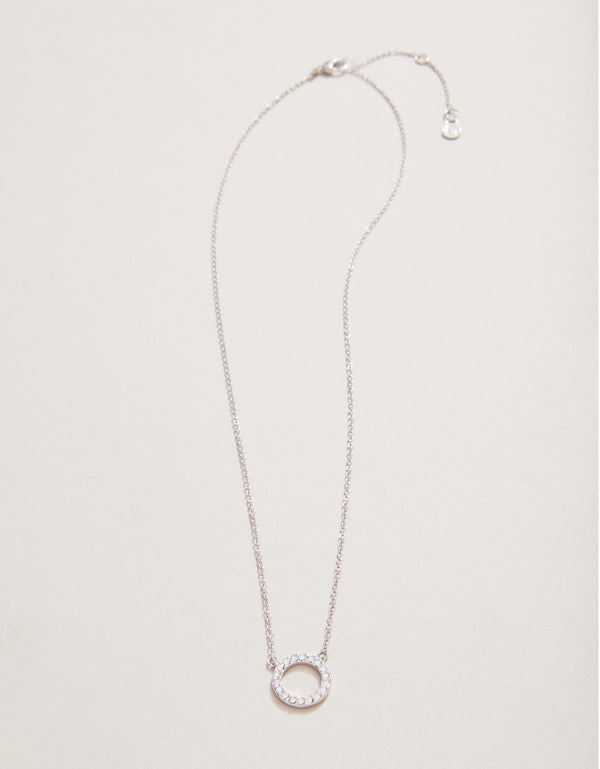 Spartina 449 Sea La Vie 18” Necklace -Thankful/Ring-Silver