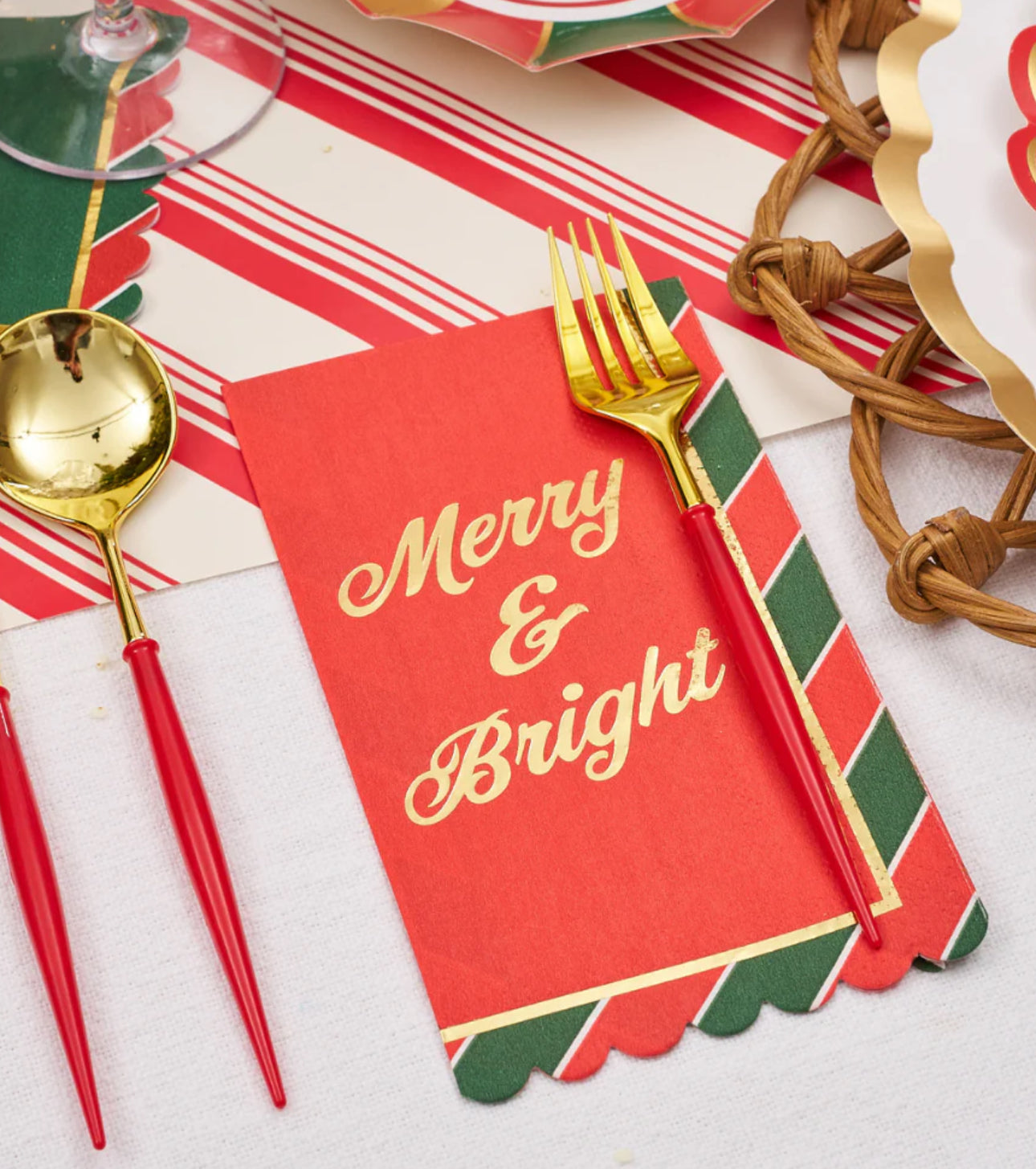 Sophistiplate “Joyful Christmas” Guest Towel