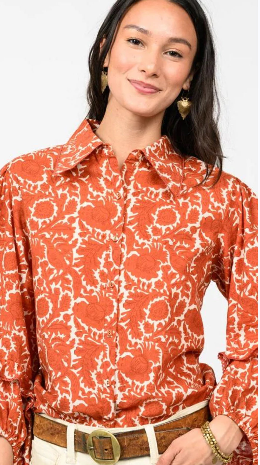 Ivy Jane "Rusty Vines" Top-Rust
