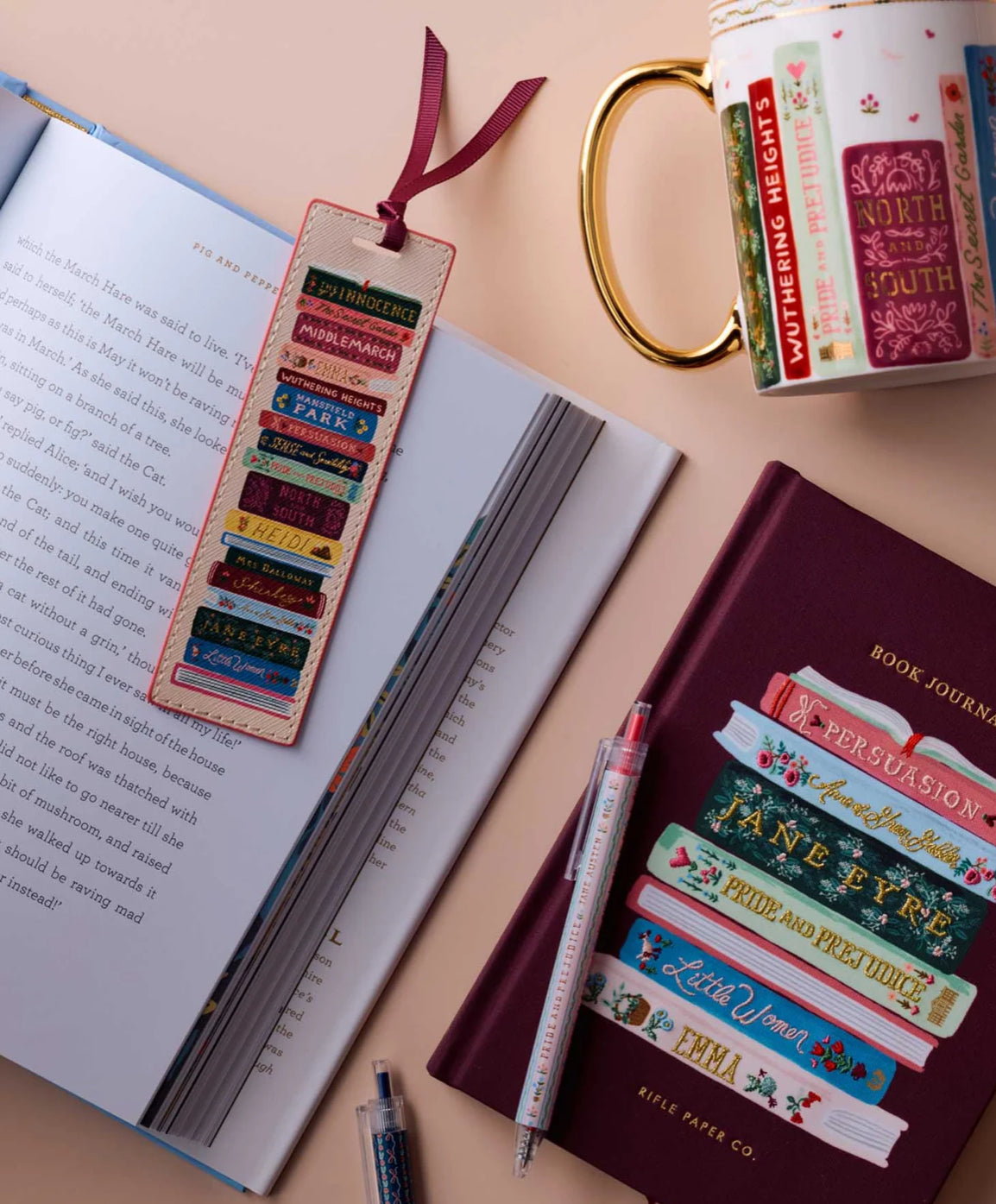 Rifle Paper Co. "Ladies Book Club" Porcelain Mug