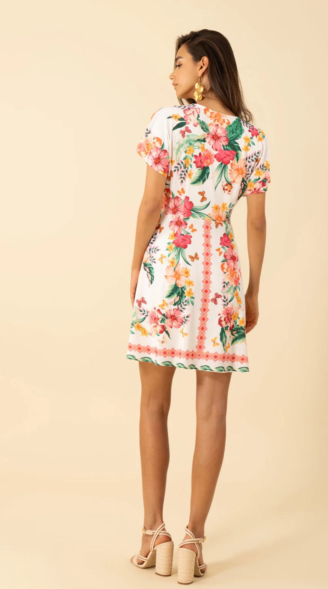 Hale Bob “Bridget” Jersey Dress-Ivory