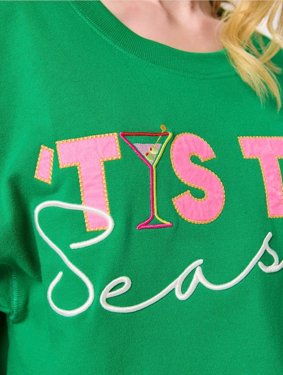 Shiraleah "Tis the Season" Lounge Sweatshirt-Green