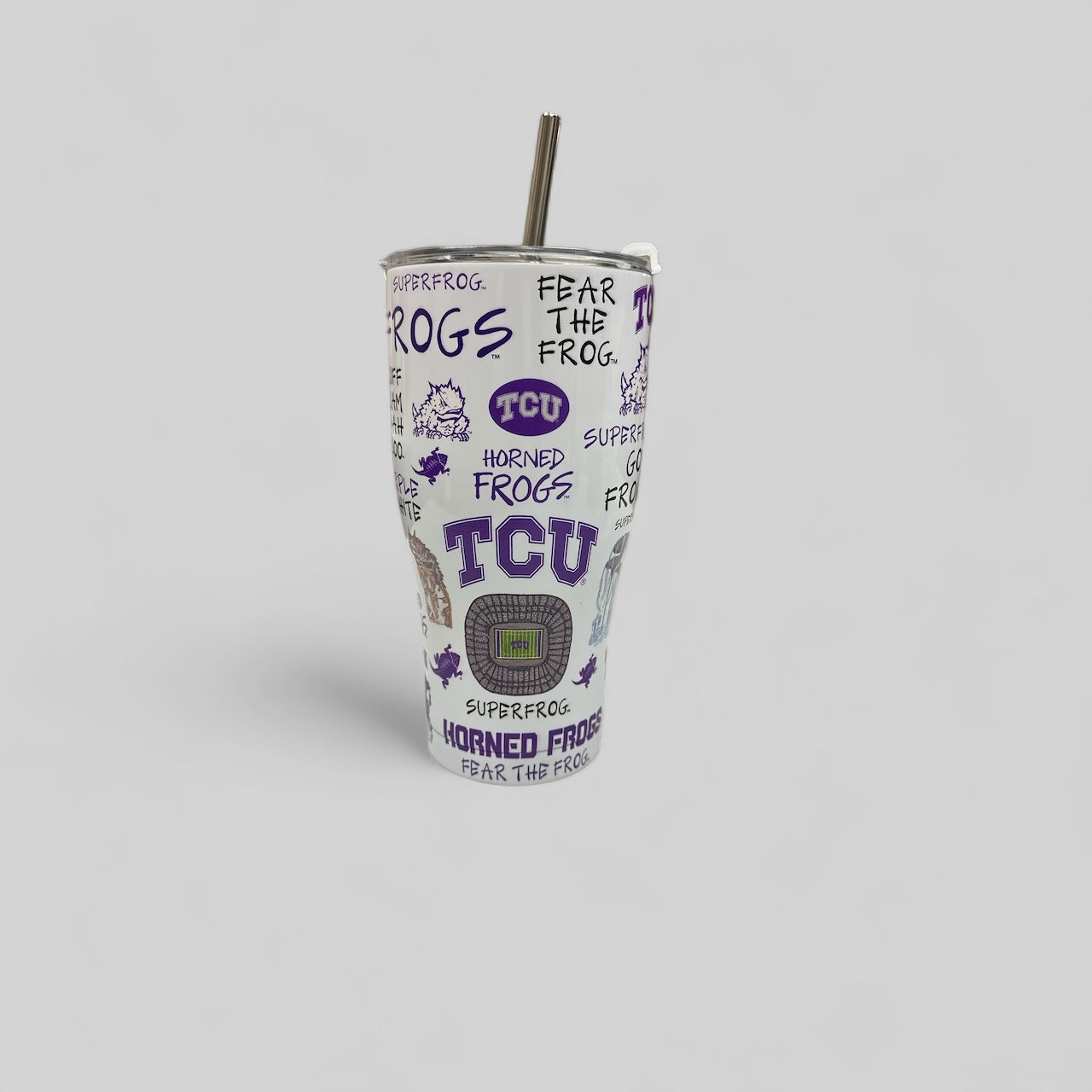 Magnolia Lane Icon Metal Tumbler-TCU