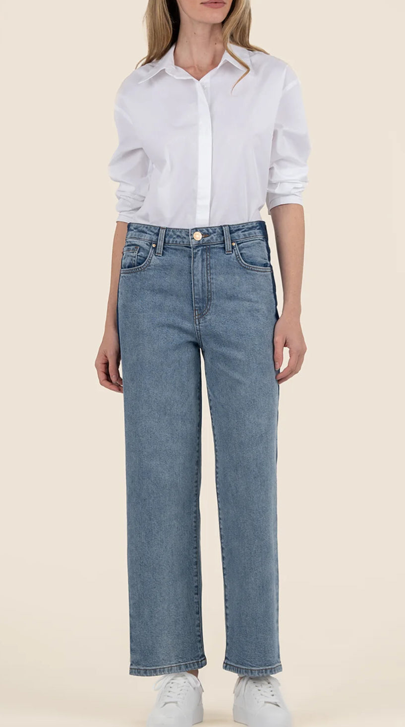 Kut from the Kloth "Charlotte" High Rise Wide Leg-Intense
