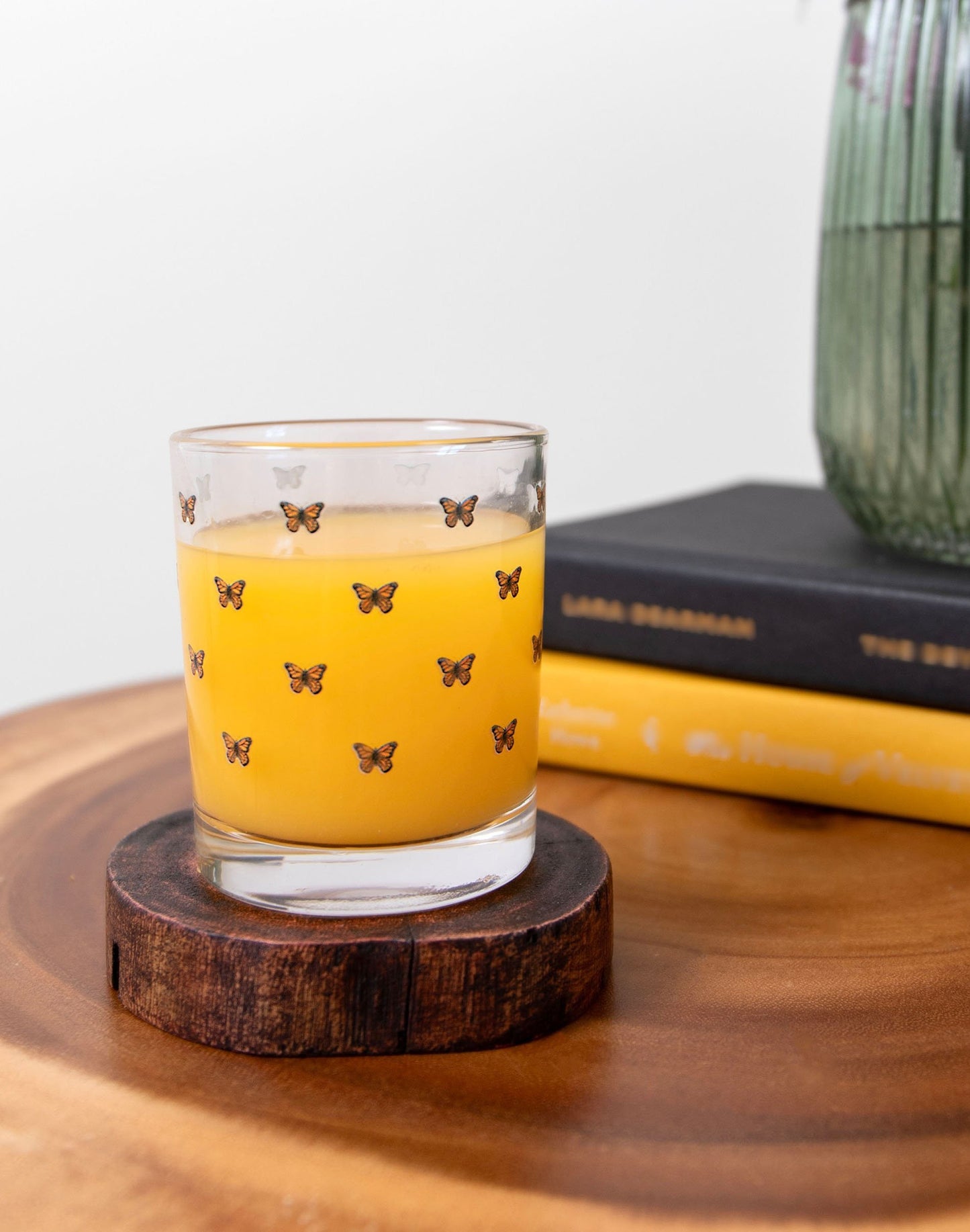 1 Canoe 2 "Tiny Monarchs" Short Juice Glass