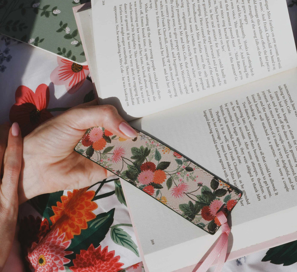 Rifle Paper Co. "Dahlia" Bookmark