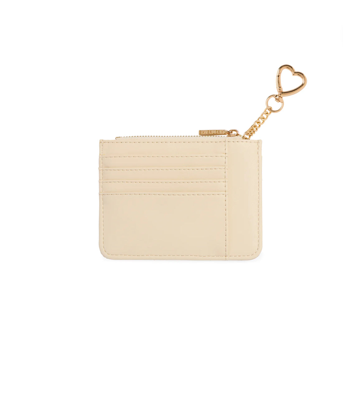 Shiraleah Quilted Bow Card Case-Ivory