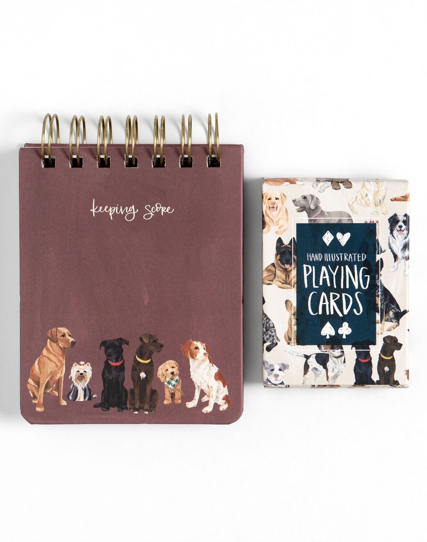 1 Canoe 2 "Furry Friends" Dogs Playing Cards Set