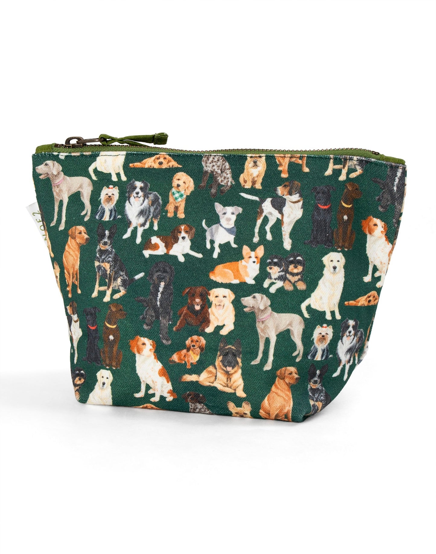 1 Canoe 2 "Furry Friends" Dogs Canvas Pouch