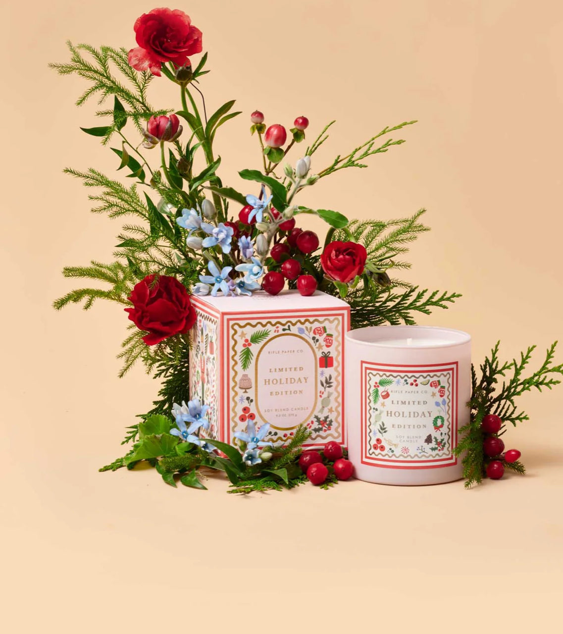 Rifle Paper Co. "Nutcracker Holiday" 9oz Glass Candle