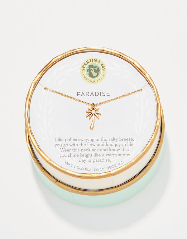 Spartina 449 Sea La Vie Necklace-Paradise/Palm Tree