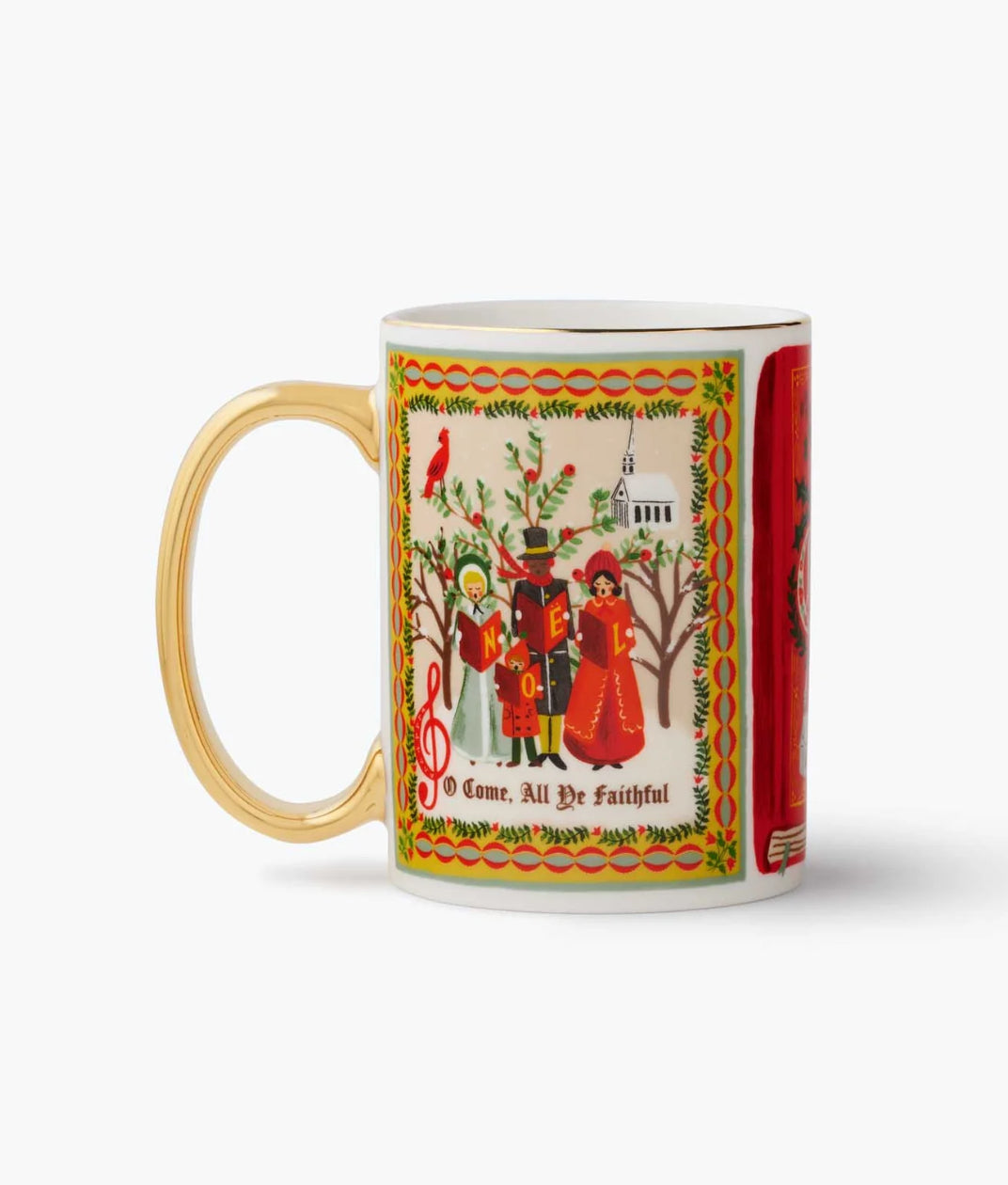 Rifle Paper Co. "Christmas Carols" Porcelain Mug